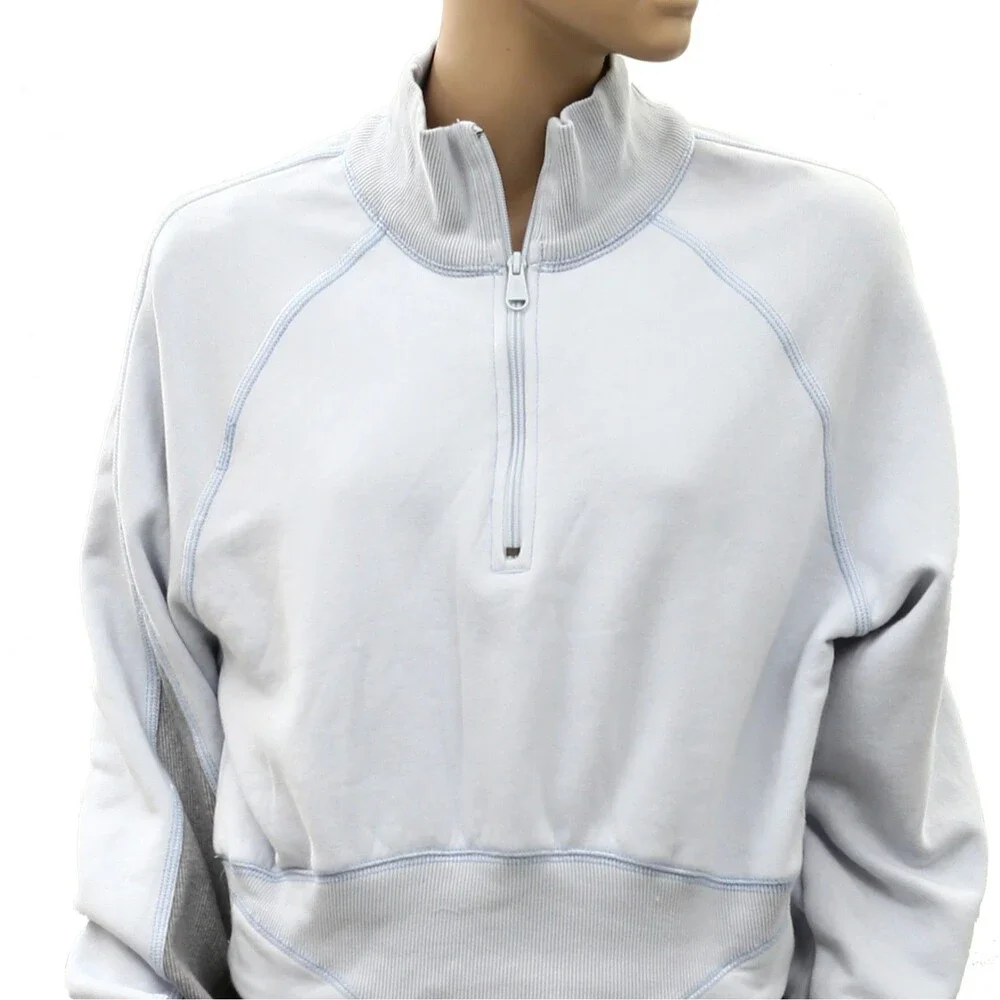 Free People FP Movement Out Of The Park Pullover Sweatshirt Cropped Top S 288893